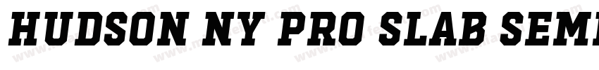 Hudson NY Pro Slab Semi Bold Itl字体转换